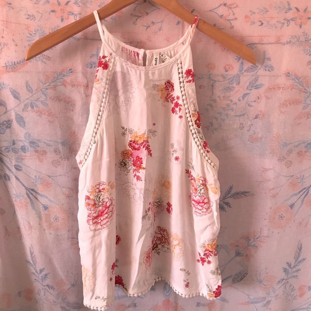 Mudd Halter Tank Top